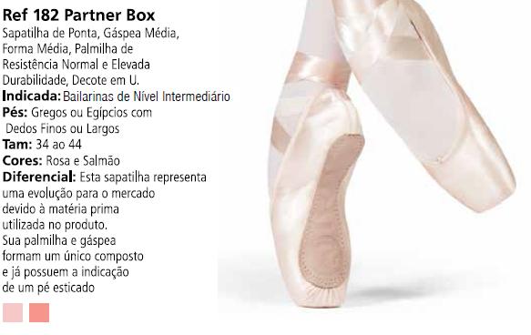 Sapatilha de Ponta Partner Box - Capézio Ref 182